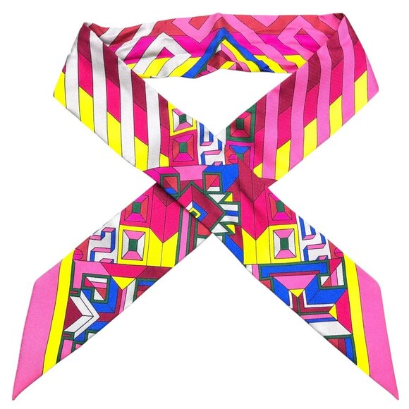 Authentic HERMES Twilly Scarf Chefs Silk jp120-111925 - Picture 4 of 16